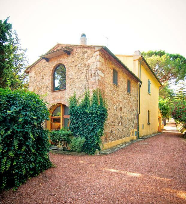 Stunning Country House Overlooking Tuscany Hills Lorenzana 外观 照片